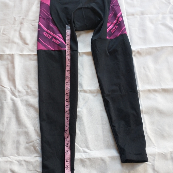 Nice Win Padded Thermal Fleece Cycling Leggings size L.    J - Picture 6 of 12